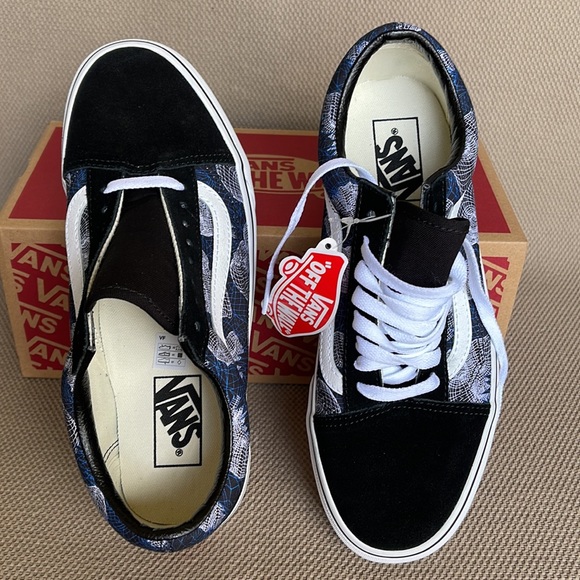 Vans Old Skool Wireframe Skulls Black / True White WMNS - Picture 13 of 16